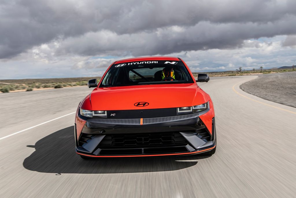 Hyundai Ioniq 5 N on the track Hyundai Ioniq 5 N on the track